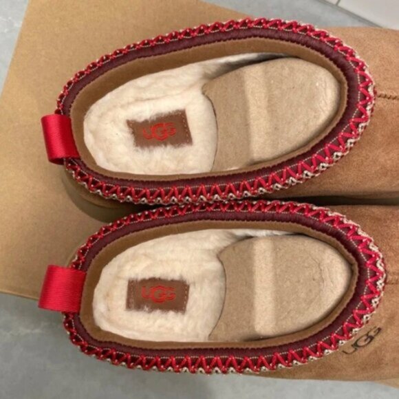 UGG Tazz Chestnut Platform Mule Clog Slipper - Picture 7 of 8